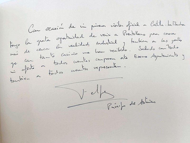 El rey Felipe VI visitará este viernes el Ayuntamiento de Puertollano tras inaugurar la planta de Iberdrola