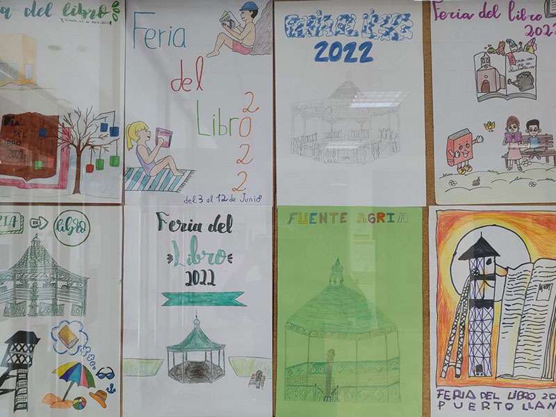 Medio centenar de trabajos escolares aspiran a anunciar la Feria del Libro